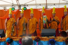 The Jindhag Foundation hosts the Mystical Arts of Tibet tour to bless the opening of the 2011 International Folk Art Market. July 2011