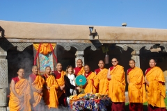 Fire puja at the Monks House, Santa Fe NM.   May 2017