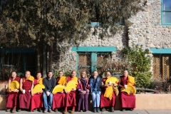 2018 Mystical Arts of Tibet tour group visits Inn of The Five Graces, Santa Fe, NM.  Aug.22, 2018 with Ira Seret, Sylvia Seret, and Ajna Seret.