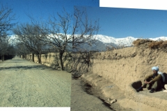 Original dirt road leading to Istalif. 1974